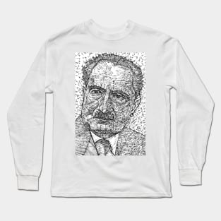 MARTIN HEIDEGGER ink portrait .1 Long Sleeve T-Shirt